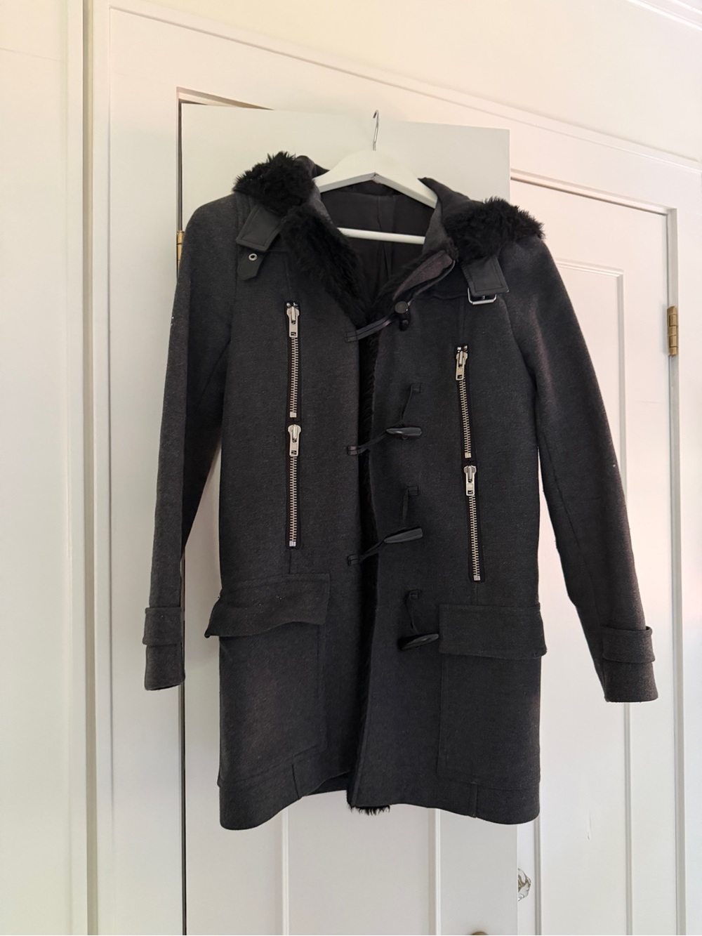 The Kooples Wool/Cashmere Coat sz 34